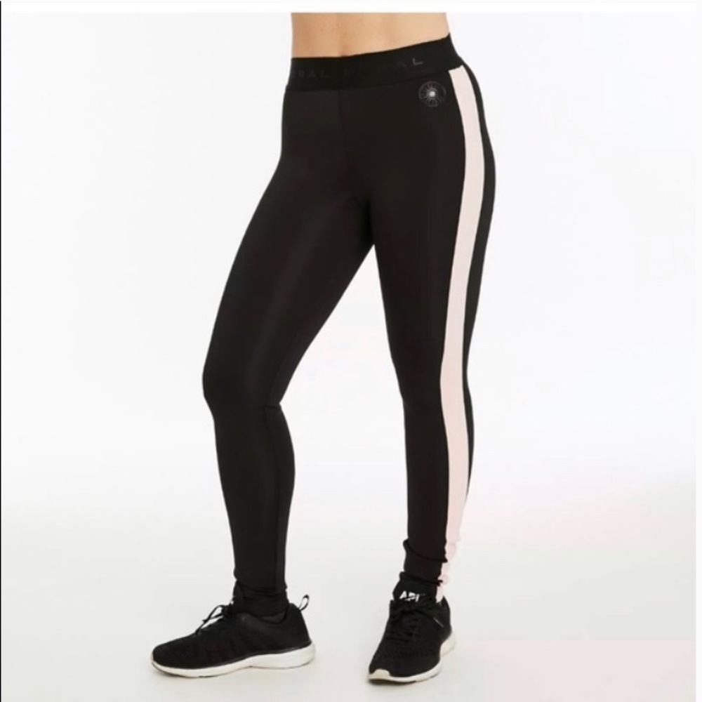 Tuxedo style Koral X Soulcycle black leggings XS